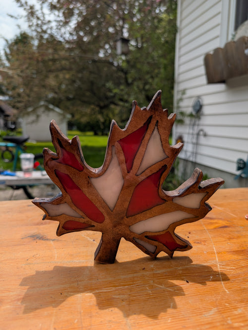Canadian Red and White Maple Leaf