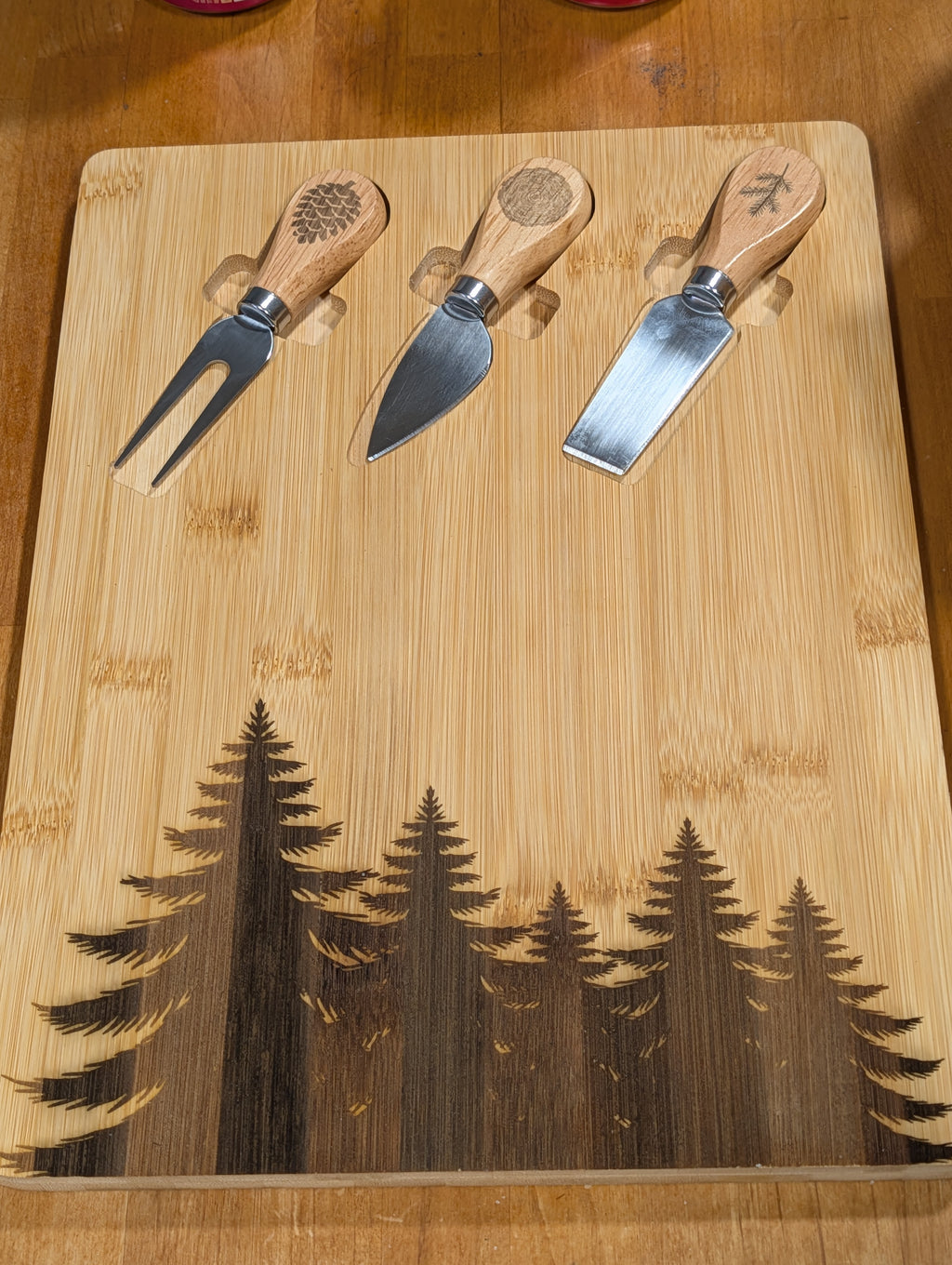 Forest Themed Charcuterie Board Set