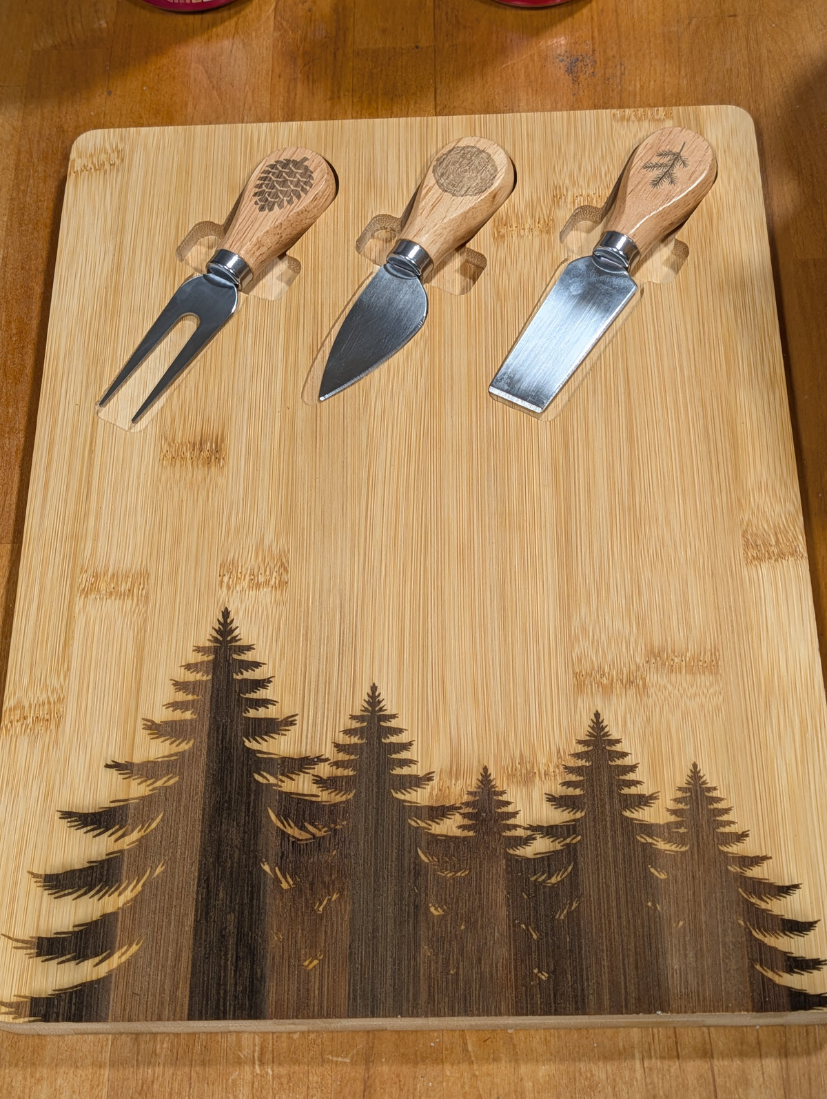 Forest Themed Charcuterie Board Set